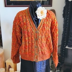 CHENILLE CARDIGAN SWEATER